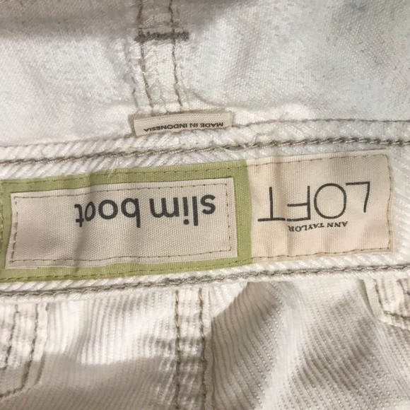 EUC LOFT  SLIM BOOT JEANS 99% cotton 1% Spandex. - Picture 6 of 8